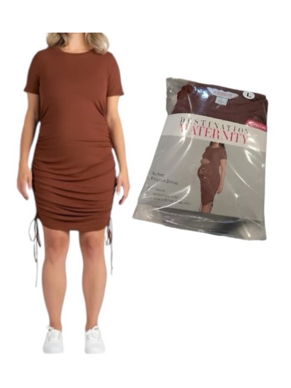 Destination Maternity Ruched Dress